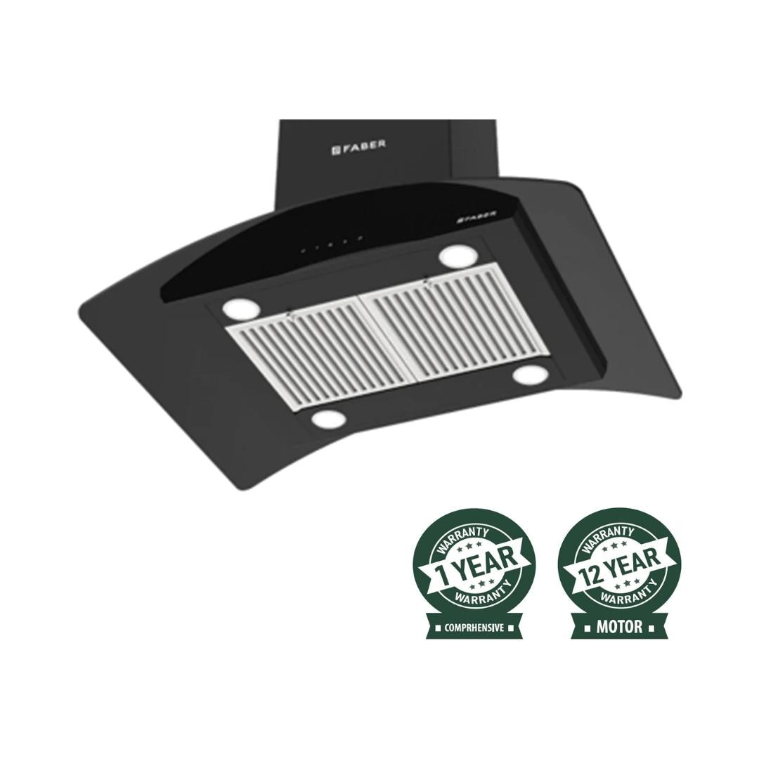 Faber 90 cm Island Chimney FEEL ISOLA BK TC 90