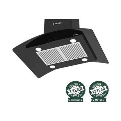 Faber 90 cm Island Chimney FEEL ISOLA BK TC 90