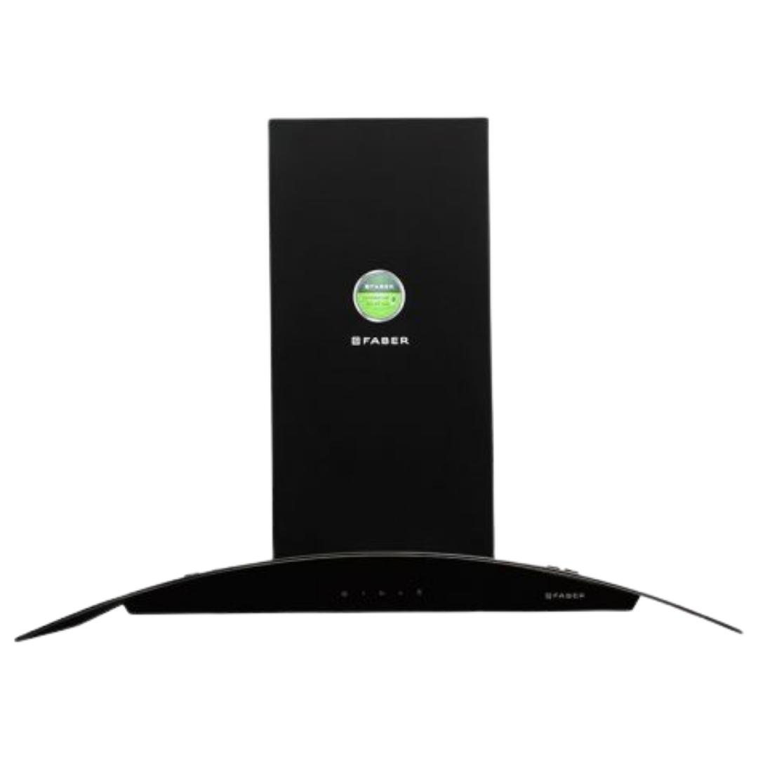 Faber 90 cm Wall Mounted Chimney 3D Hood Series FEEL PLUS 3D T2S2 BK TC LTW 90