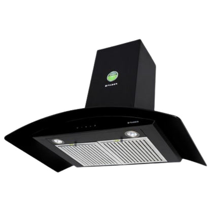 Faber 90 cm Wall Mounted Chimney 3D Hood Series FEEL PLUS 3D T2S2 BK TC LTW 90