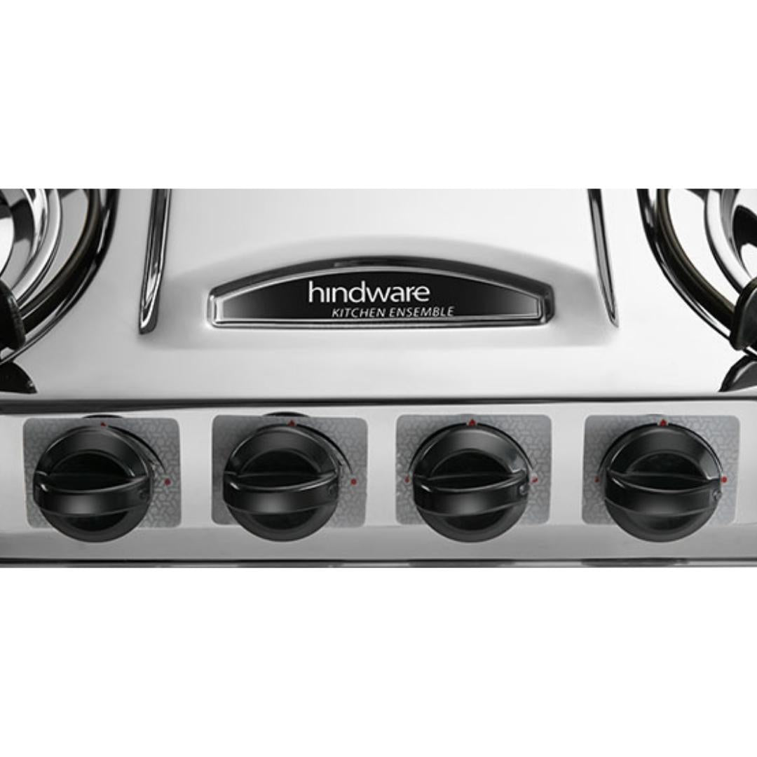 Hindware 66 cm 4 Burner Cooktop Festo Series FESTO 4B