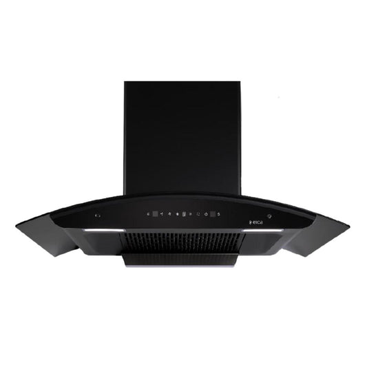 Elica 90 cm Wall Mounted Chimney Auto Clean Hoods Series FLCG PLUS LTW 900 HAC MS NERO