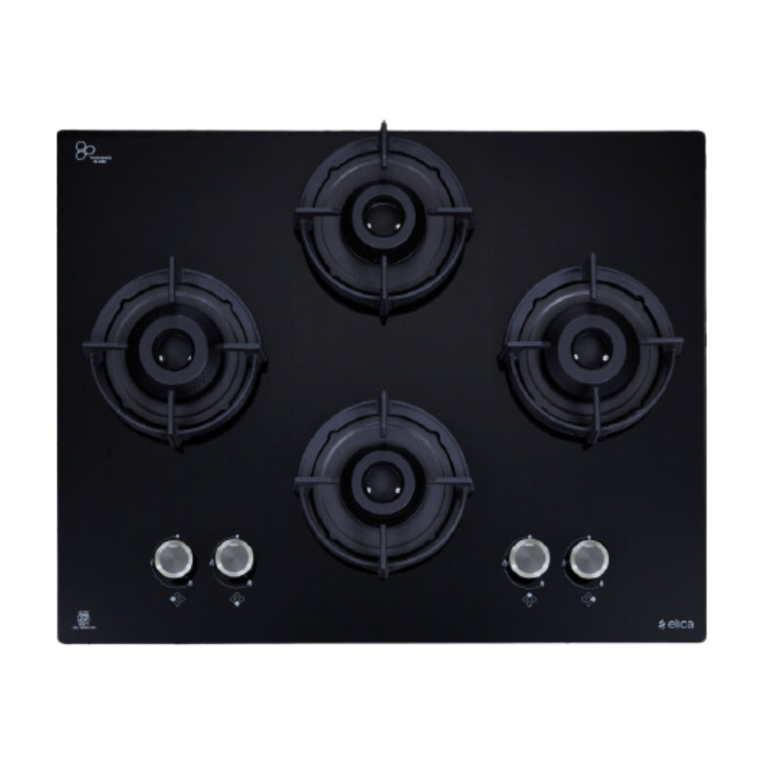 Elica 60 cm 4 Burner Hob Lotus Series FLEXI 460 LOTUS IND HD BRASS