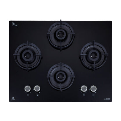 Elica 60 cm 4 Burner Hob Lotus Series FLEXI 460 LOTUS IND HD BRASS