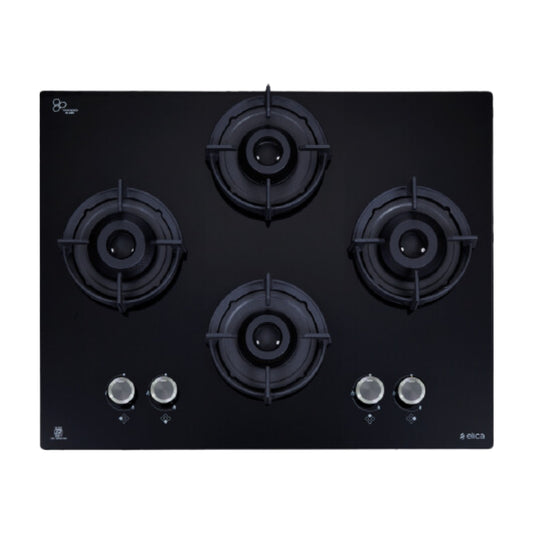 Elica 60 cm 4 Burner Hob Lotus Series FLEXI 460 LOTUS IND HD BRASS