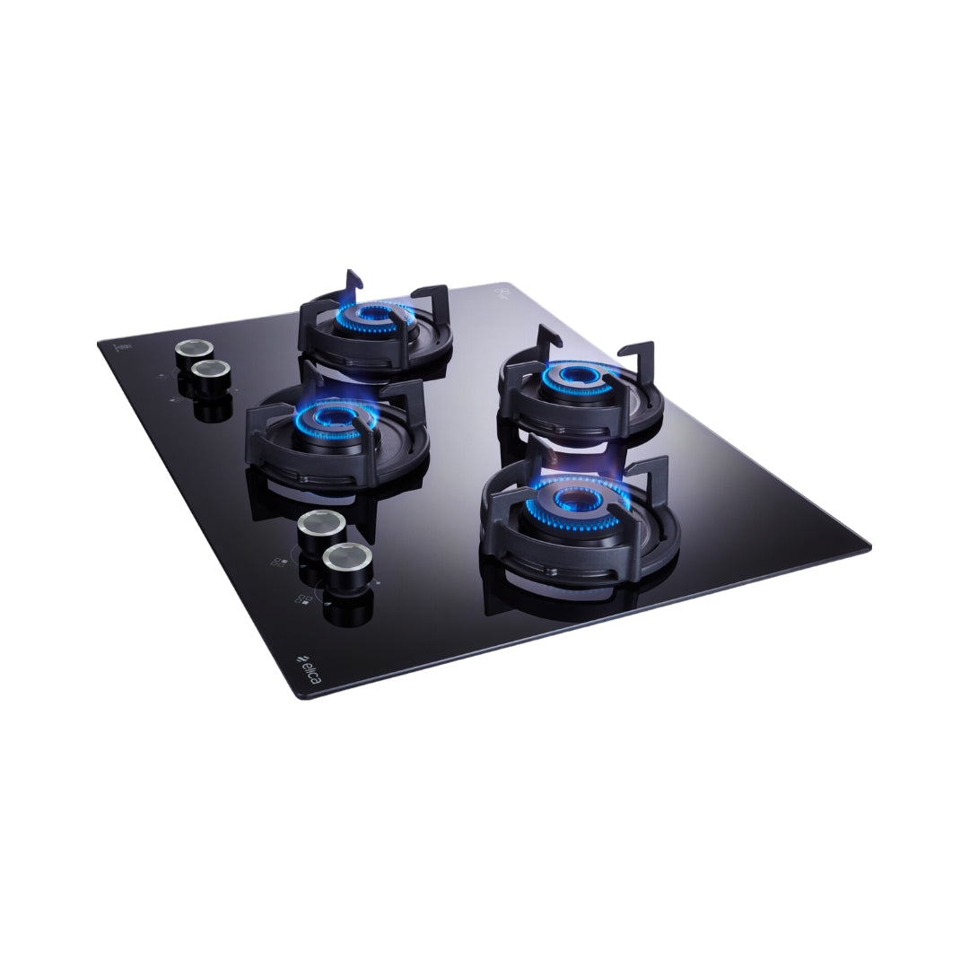 Elica 60 cm 4 Burner Hob Lotus Series FLEXI 460 LOTUS IND HD BRASS