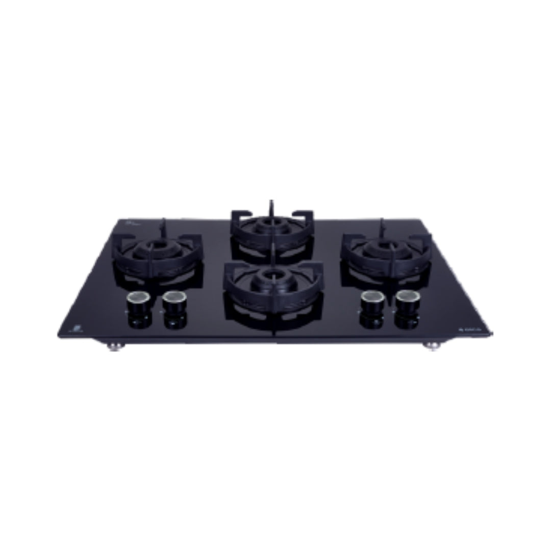 Elica 70 cm 4 Burner Hob Lotus Series FLEXI 470 LOTUS IND HD BRASS