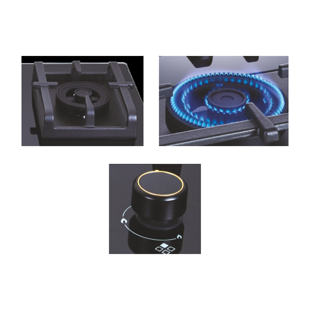 Elica 90 cm 4 Burner Hob DFS PRO AB Series FLEXI DFS PRO AB 4B 91 DX