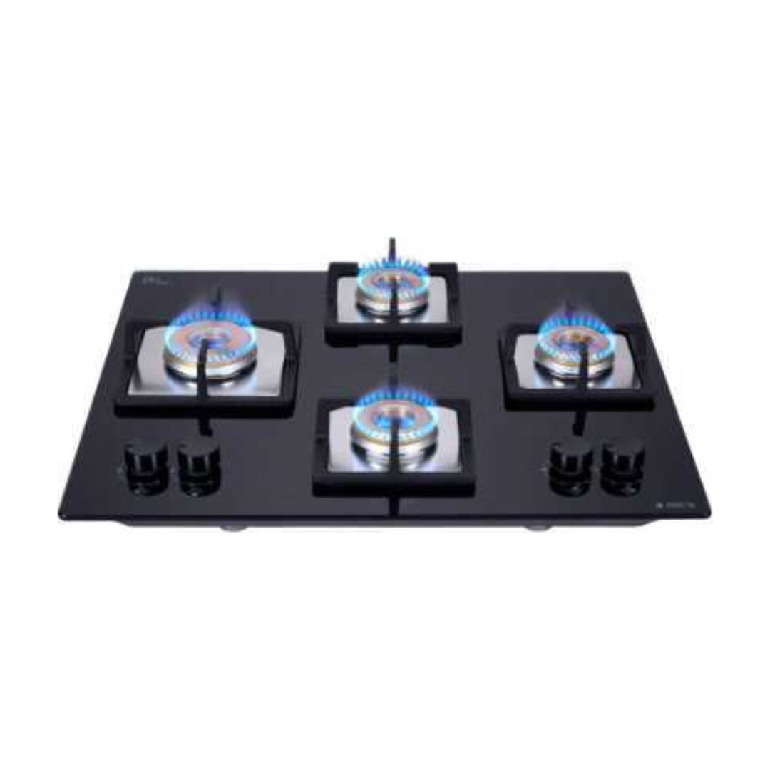 Elica 60 cm 4 Burner Hob Flexi Series FLEXI HCT 460 DX LOTUS BK