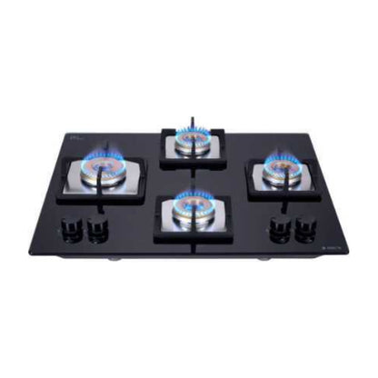Elica 60 cm 4 Burner Hob Flexi Series FLEXI HCT 460 DX LOTUS BK