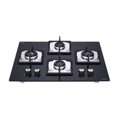 Elica 60 cm 4 Burner Hob Flexi Series FLEXI HCT 460 DX LOTUS BK
