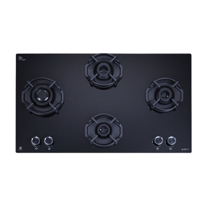 Elica 90 cm 4 Burner Hob Hexa IND Lotus FLEXI HEXA 491 LOTUS IND HD BRASS