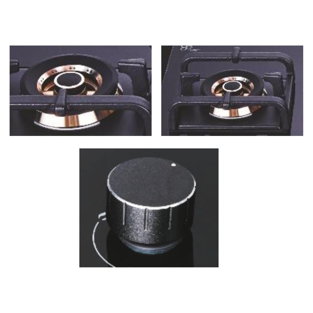 Elica 75 cm 3 Burner Hob Flexi Pro Series FLEXI PRO FB 3B 75 MT DX
