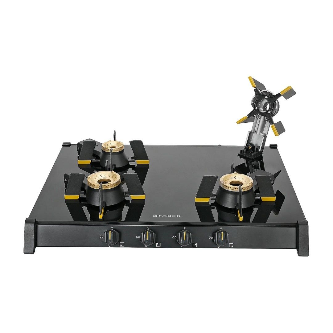 Faber 70 cm 4 Burner Cooktop Genius Series GENIUS 704 BK