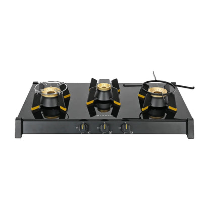 Faber 75 cm 3 Burner Cooktop Genius Series GENIUS 753 AI BK