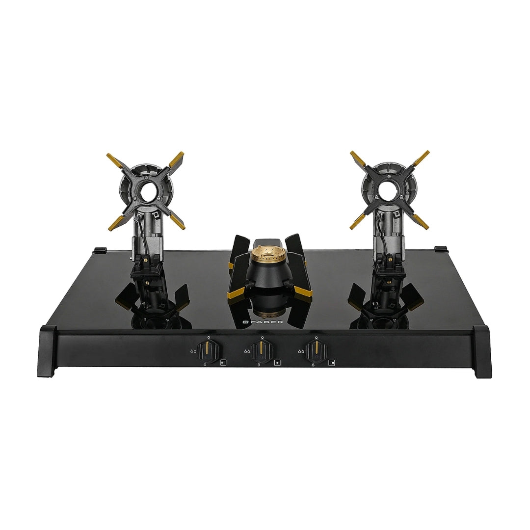Faber 75 cm 3 Burner Cooktop Genius Series GENIUS 753 AI BK