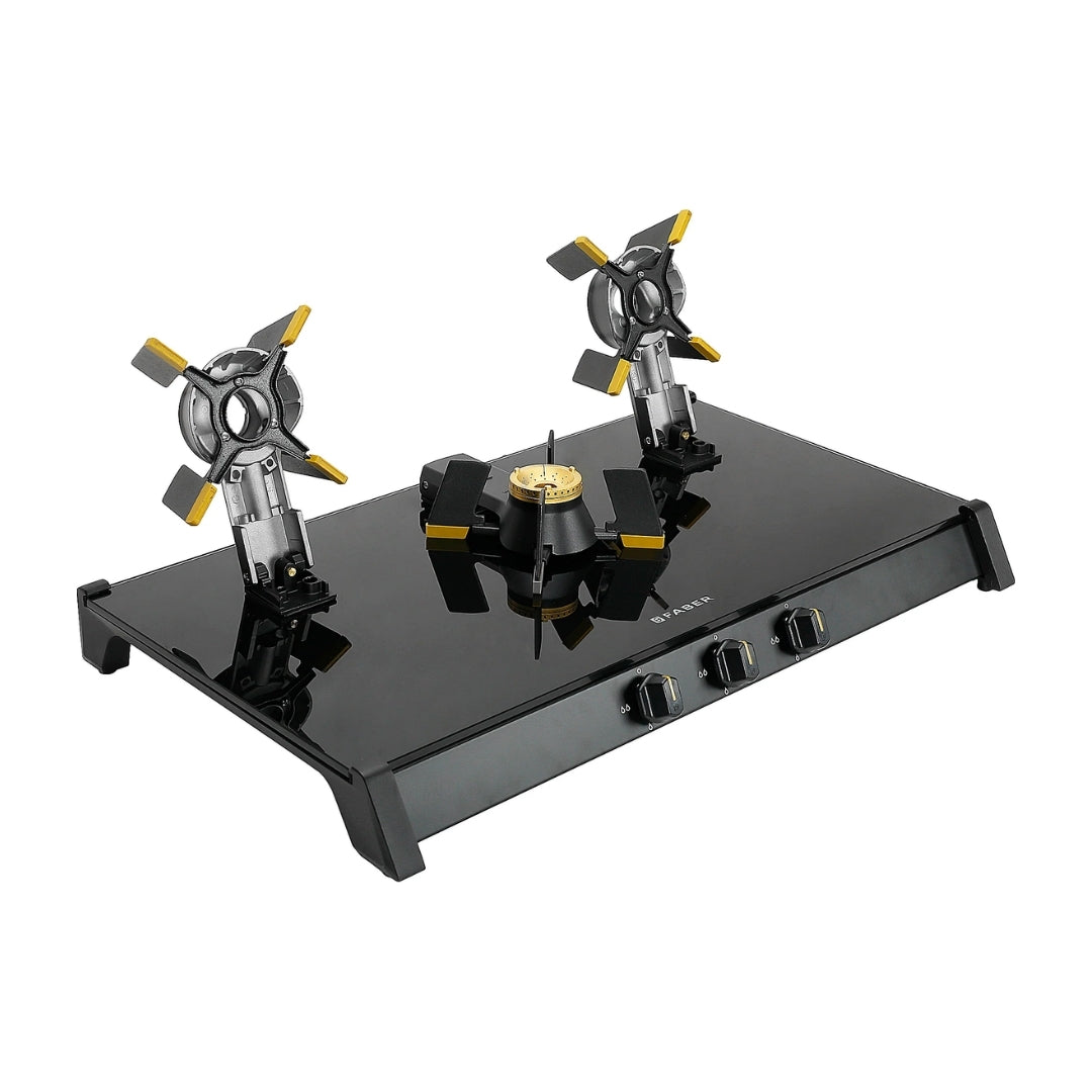 Faber 75 cm 3 Burner Cooktop Genius Series GENIUS 753 AI BK