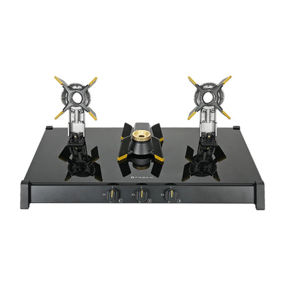 Faber 75 cm 3 Burner Cooktop Genius Series GENIUS 753 BK