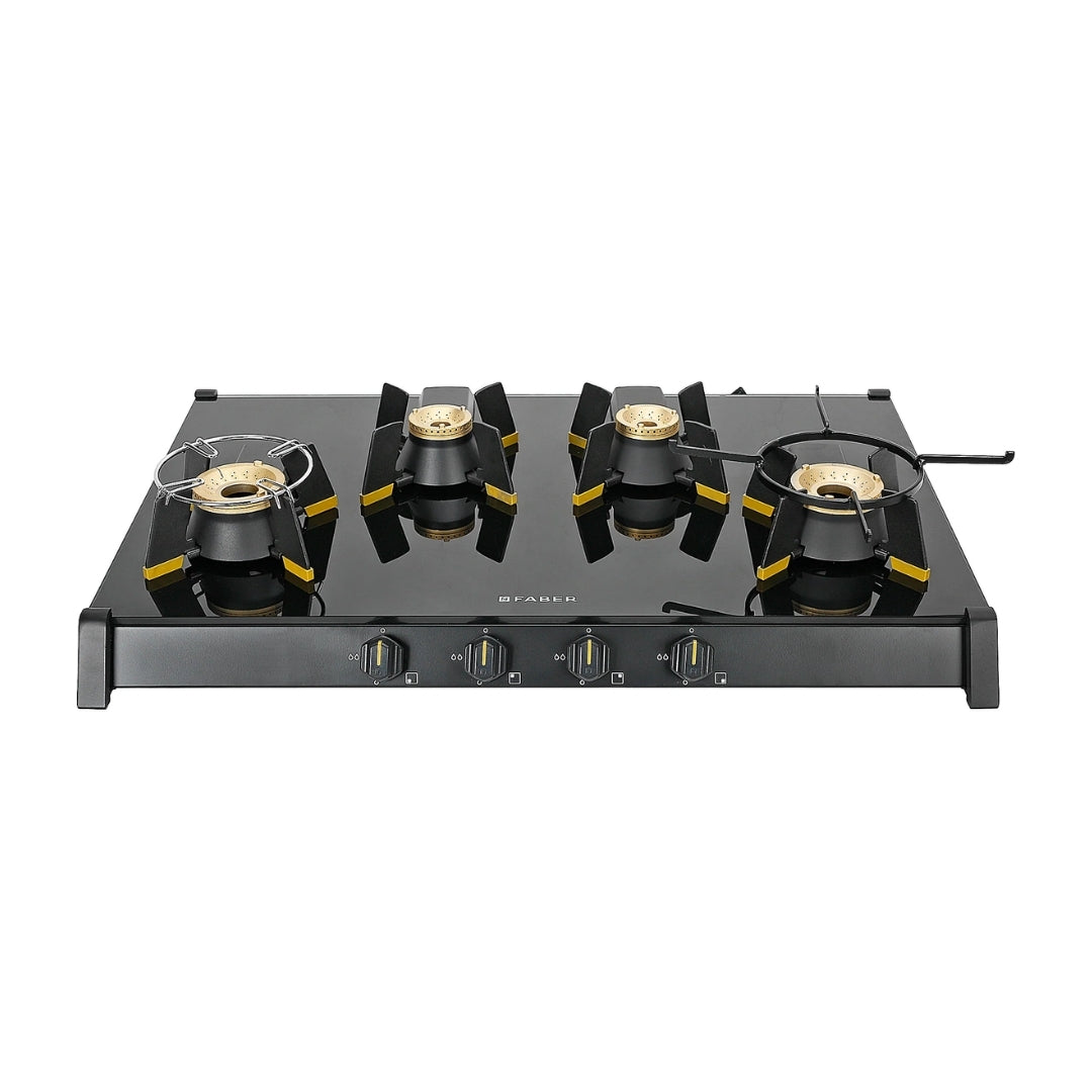 Faber 80 cm 4 Burner Cooktop Genius Series GENIUS 804 AI BK