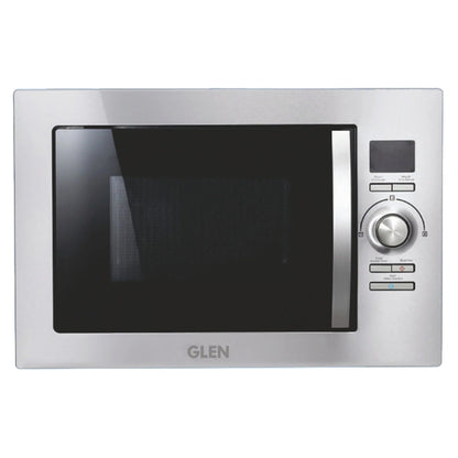 Glen Built In Oven BO 660 MR TURBO BLACK + Glen Built-In Convection Microwave MO 674