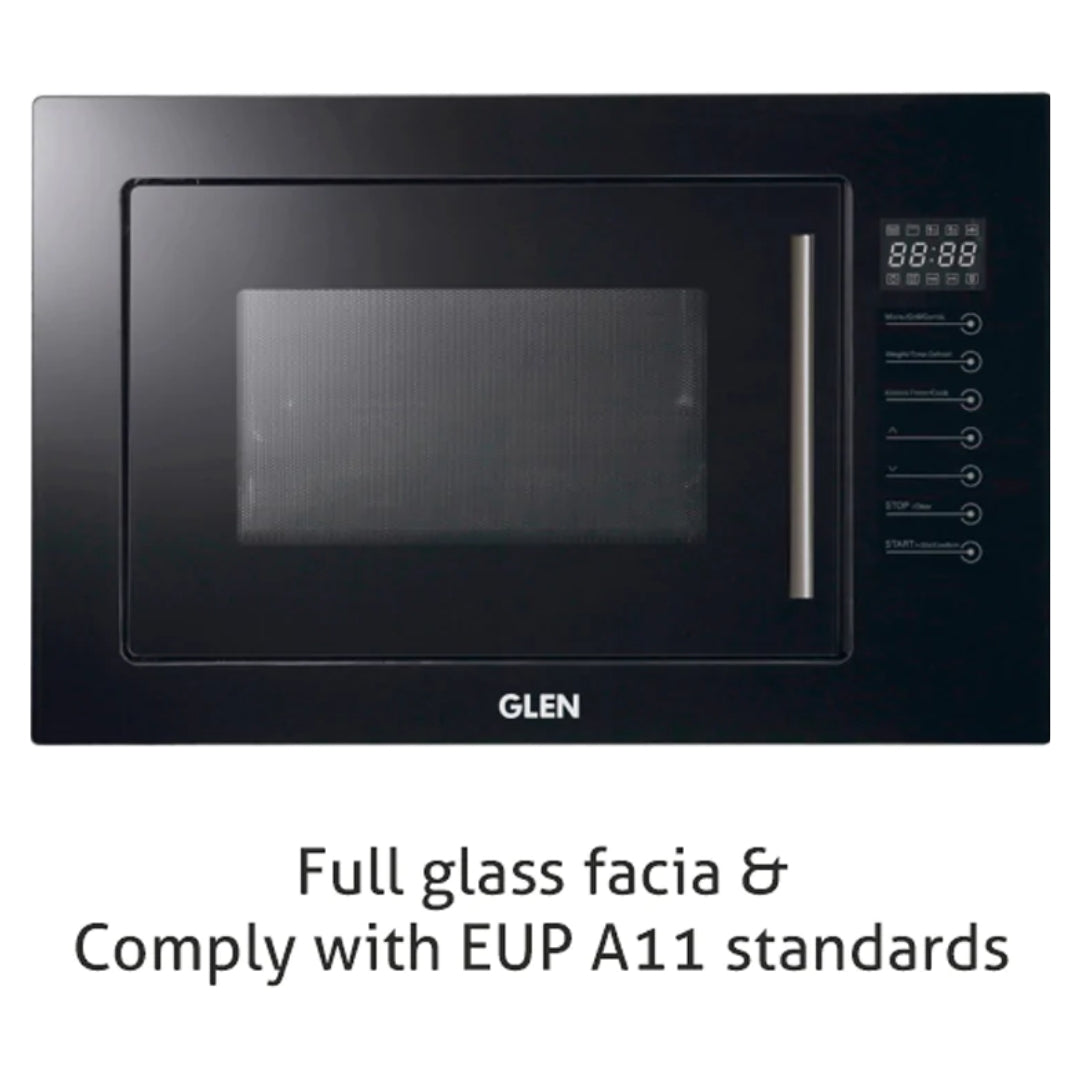 Glen Built In Oven BO 651 MRT BLACK + Glen Built-In Microwave MO 675