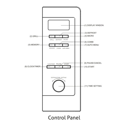 Glen Built-In Microwave MO 677