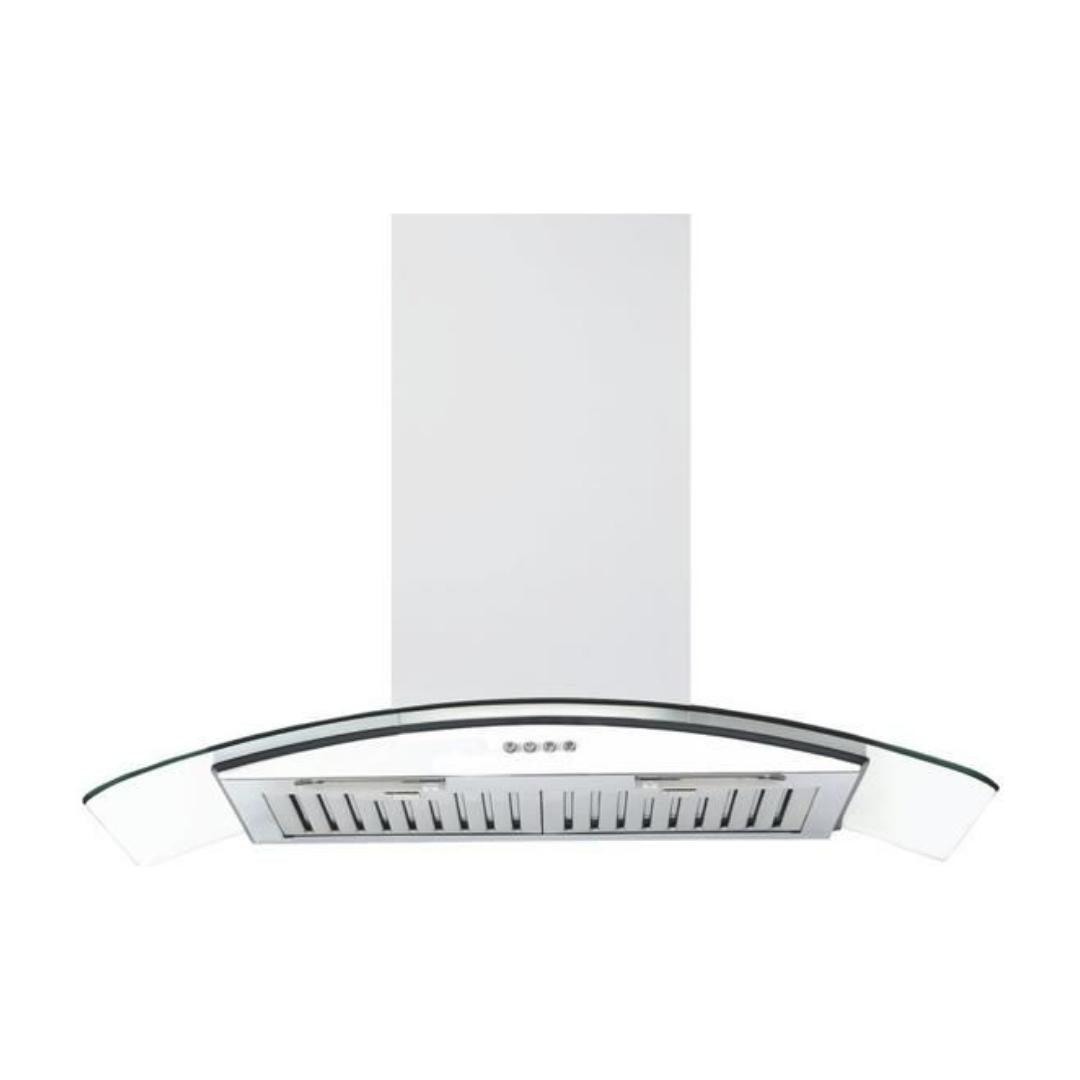 Elica 90 cm Island Chimney Decorative Series GLACE ISLAND ETB PLUS LTW 90 PB LED