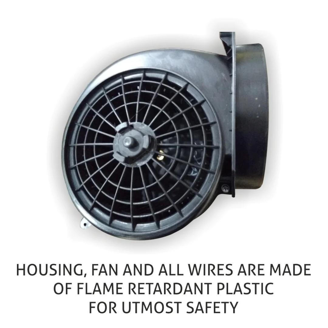 Glen 60 cm Wall Mounted Chimney Straight Line Series CH 6000 JUNIOR Black BF 60cm 1000