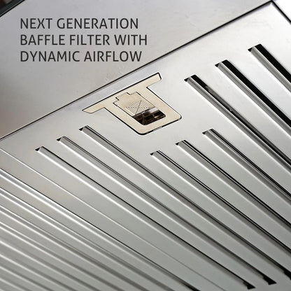 Glen 60 cm Straight Line Chimney Straight Line Series CH 6001 SS PB BF 60