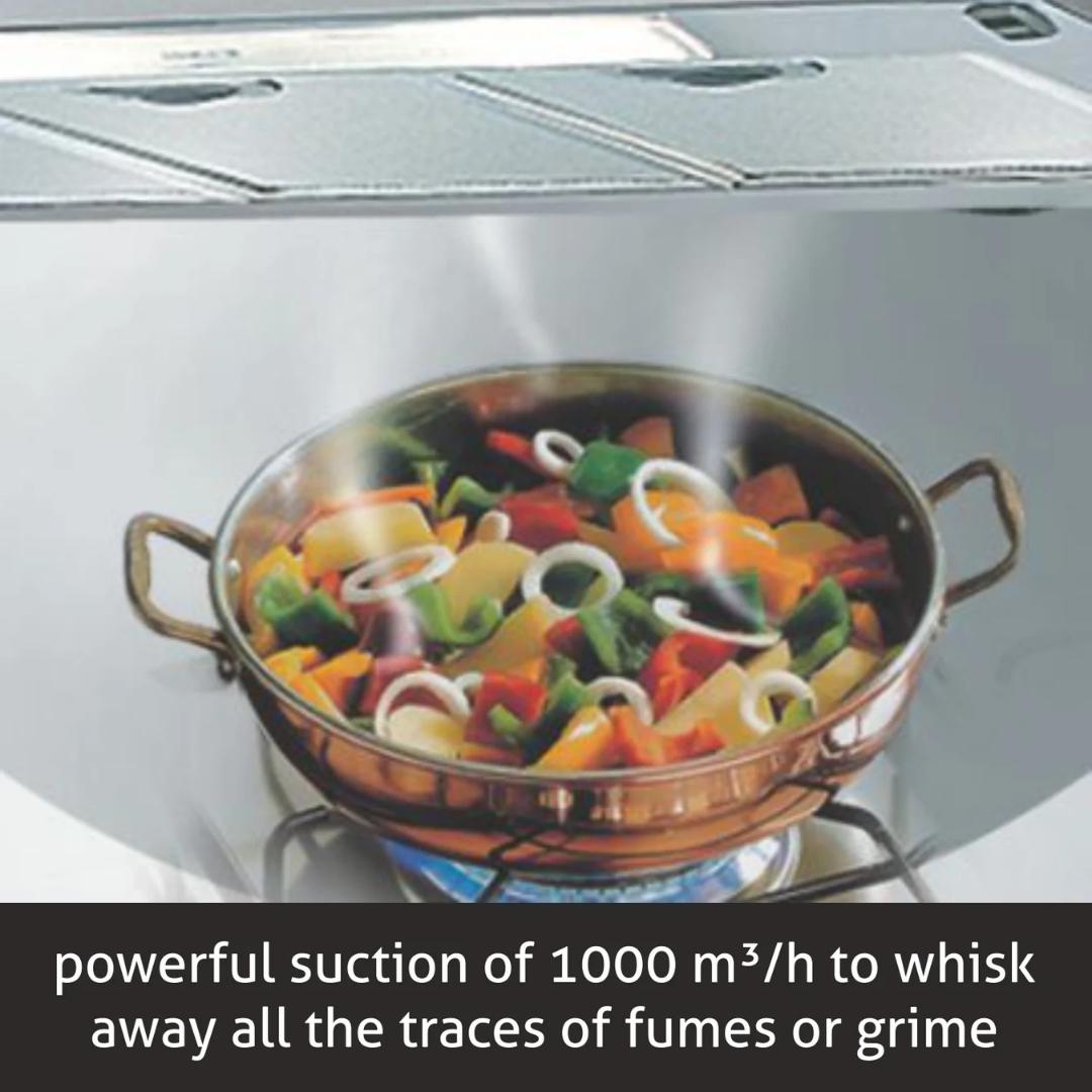 Glen 60 cm Straight Line Chimney Straight Line Series CH 6001 SS TS 60