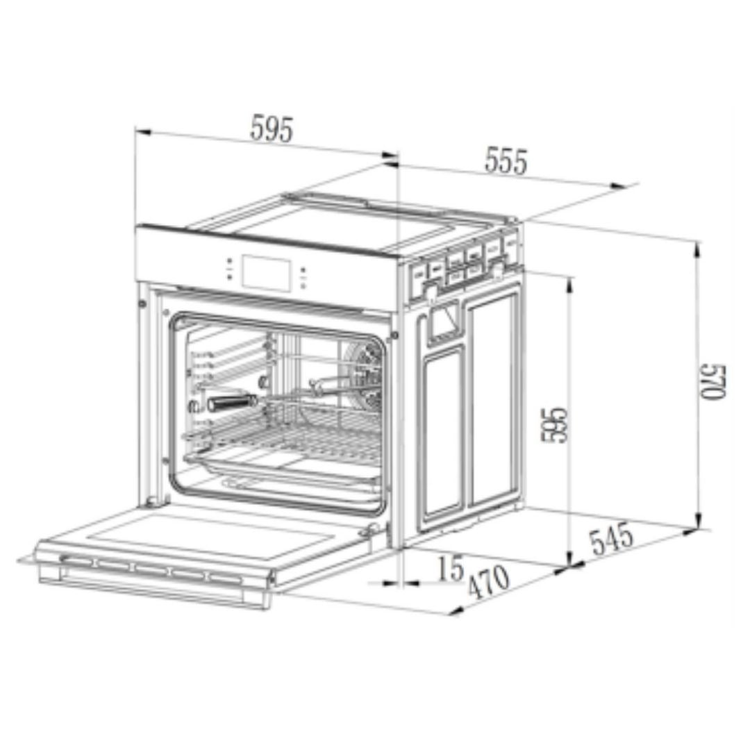 Hafele Built In Oven IRIS 70