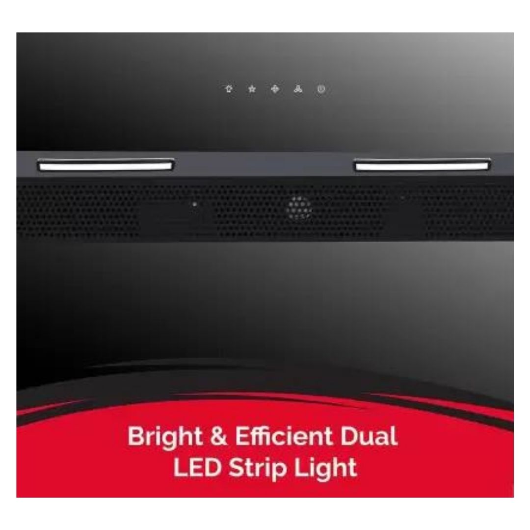 Hafele 90 cm Wall Mounted Chimney FM Series LEO 90