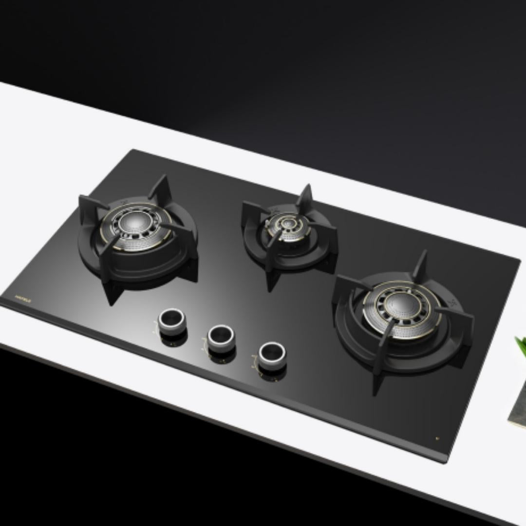 Hafele 78 cm 3 Burner Hob Vortex Series VORTEX 378