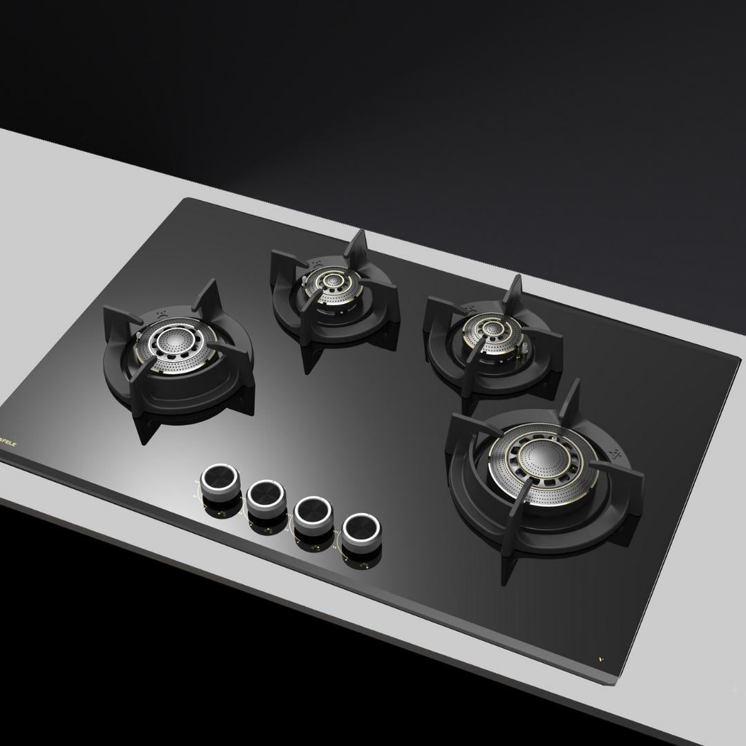 Hafele 80 cm 4 Burner Hob Vortex Series VORTEX 480
