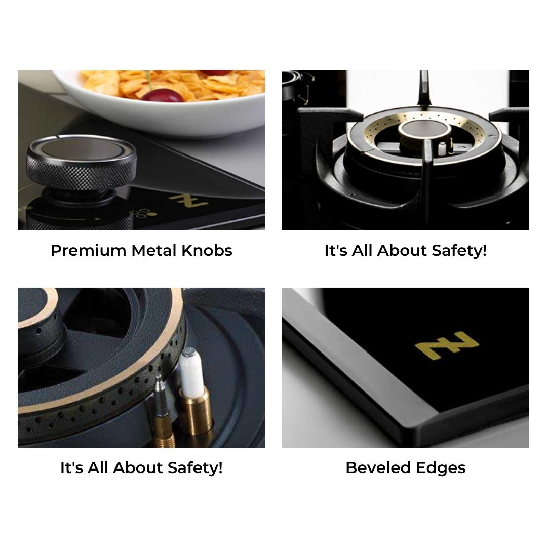 Hafele 60 cm 4 Burner Hob Zeta Plus Series ZETA PLUS 460