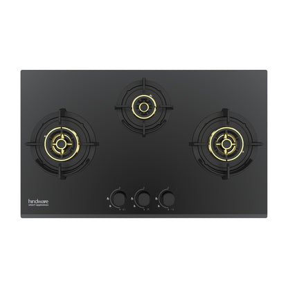 Hindware 75 cm 3 Burner Hob Hazel HAZEL 3B 75 CM