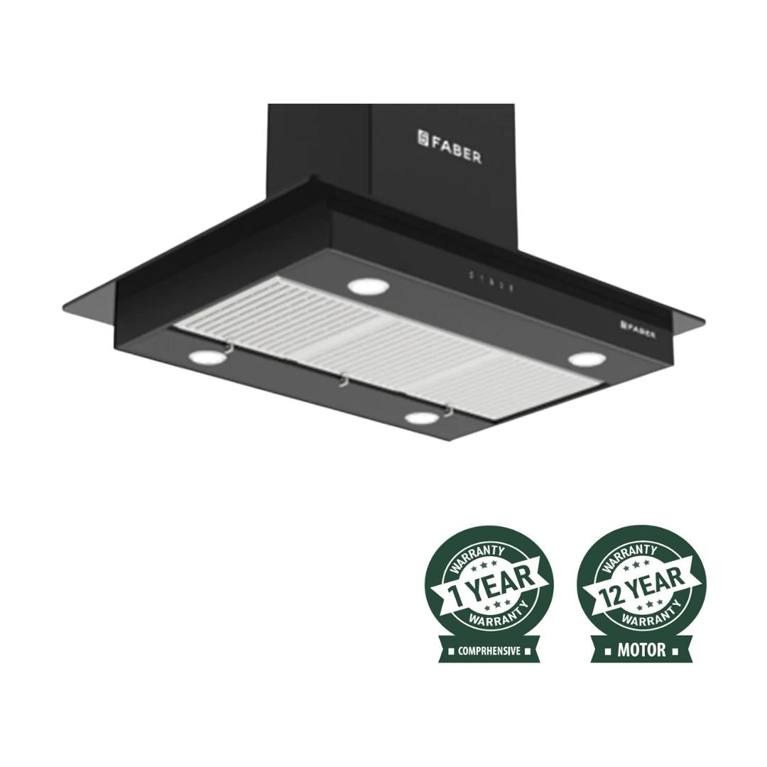 Faber 90 cm Island Chimney HERCULES ISOLA DTC BK 90