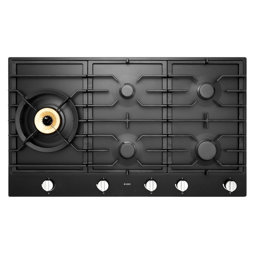 Asko 90 cm 5 Burner Hob Asko Series HG1986AB/S1