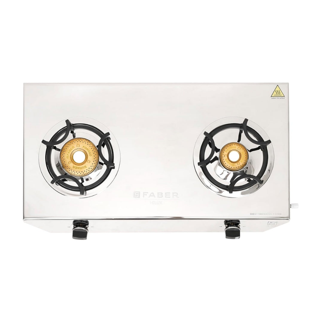 Faber 69 cm 2 Burner Cooktop Hilux Series HILUX MAX 2BB SS