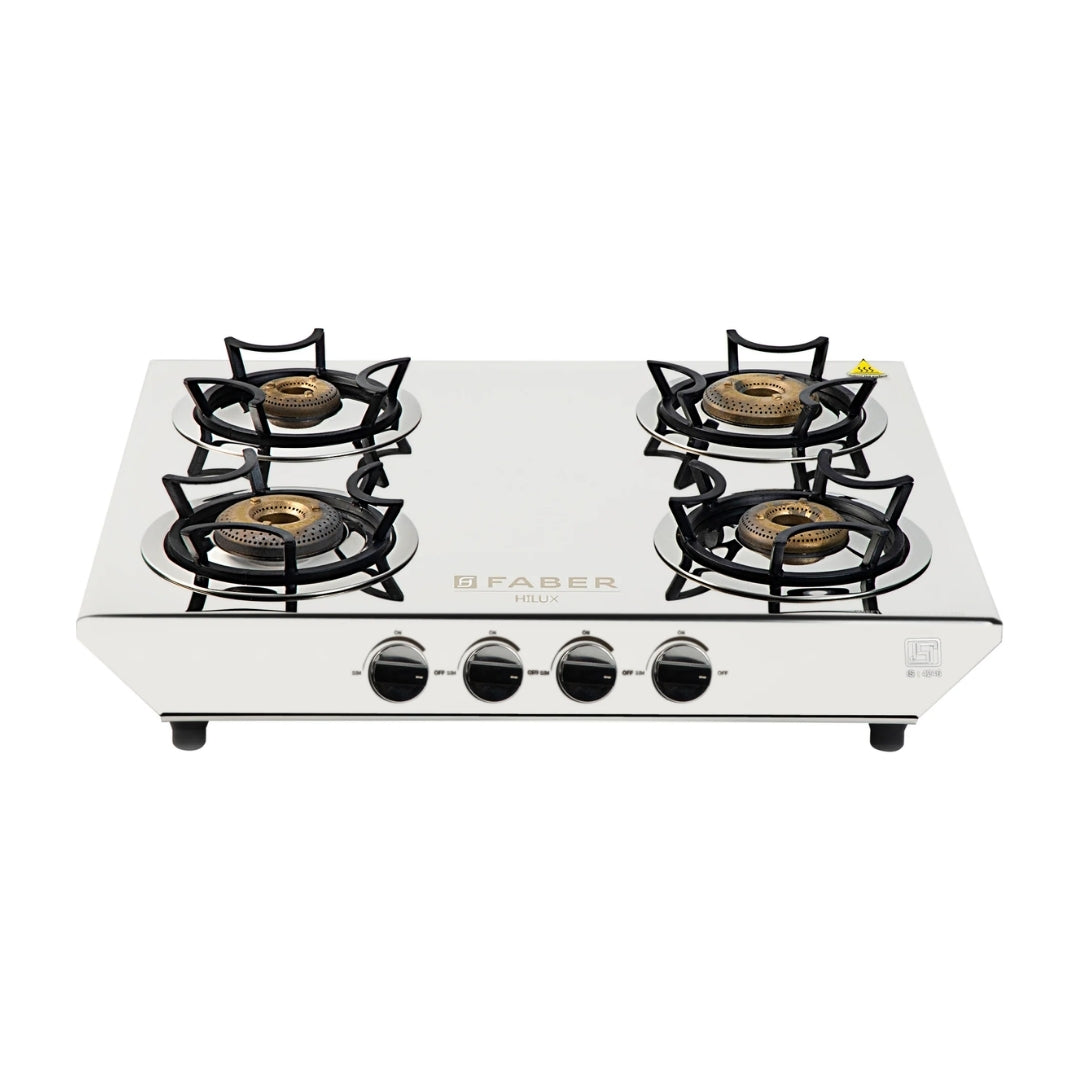 Faber 63 cm 4 Burner Cooktop Hilux Series HILUX MAX 4BB SS