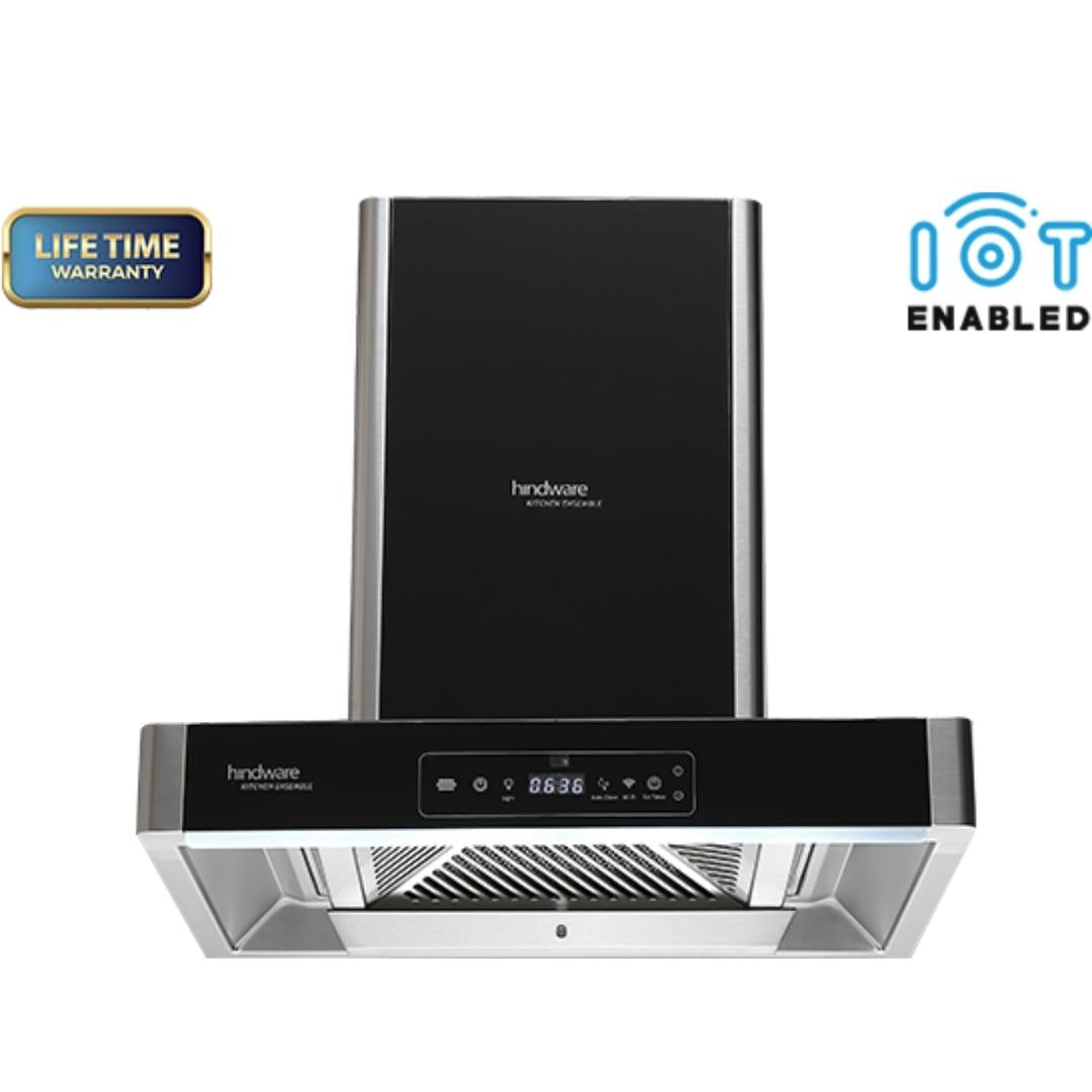 Hindware 60 cm Wall Mounted Chimney Maxx Silence Series OPTIMUS iPRO 60