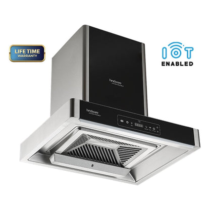 Hindware 90 cm Wall Mounted Chimney Maxx Silence Series OPTIMUS iPRO 90