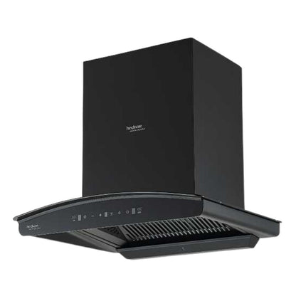 Hindware 60 cm Wall Mounted Chimney Maxx Silence Series ZINNIA BLK AUTOCLEAN 60 MAXX SILENCE