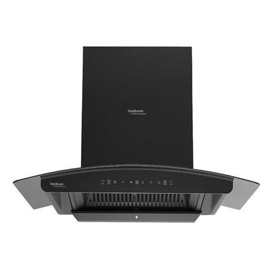 Hindware 75 cm Wall Mounted Chimney Maxx Silence Series ZINNIA BLK AUTOCLEAN 75 MAXX SILENCE