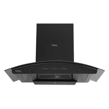 Hindware 90 cm Wall Mounted Chimney Maxx Silence Series ZINNIA BLK AUTOCLEAN 90 MAXX SILENCE