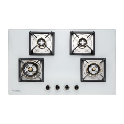 Hindware 80 cm 4 Burner Hob BRAVIA WHITE 4B 80