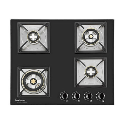 Hindware 60 cm 4 Burner Hob FLORA PLUS 4B 60