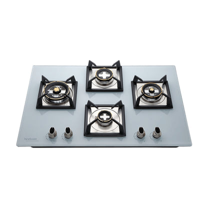 Hindware 76 cm 4 Burner Hob LAURA WHITE 4B 76