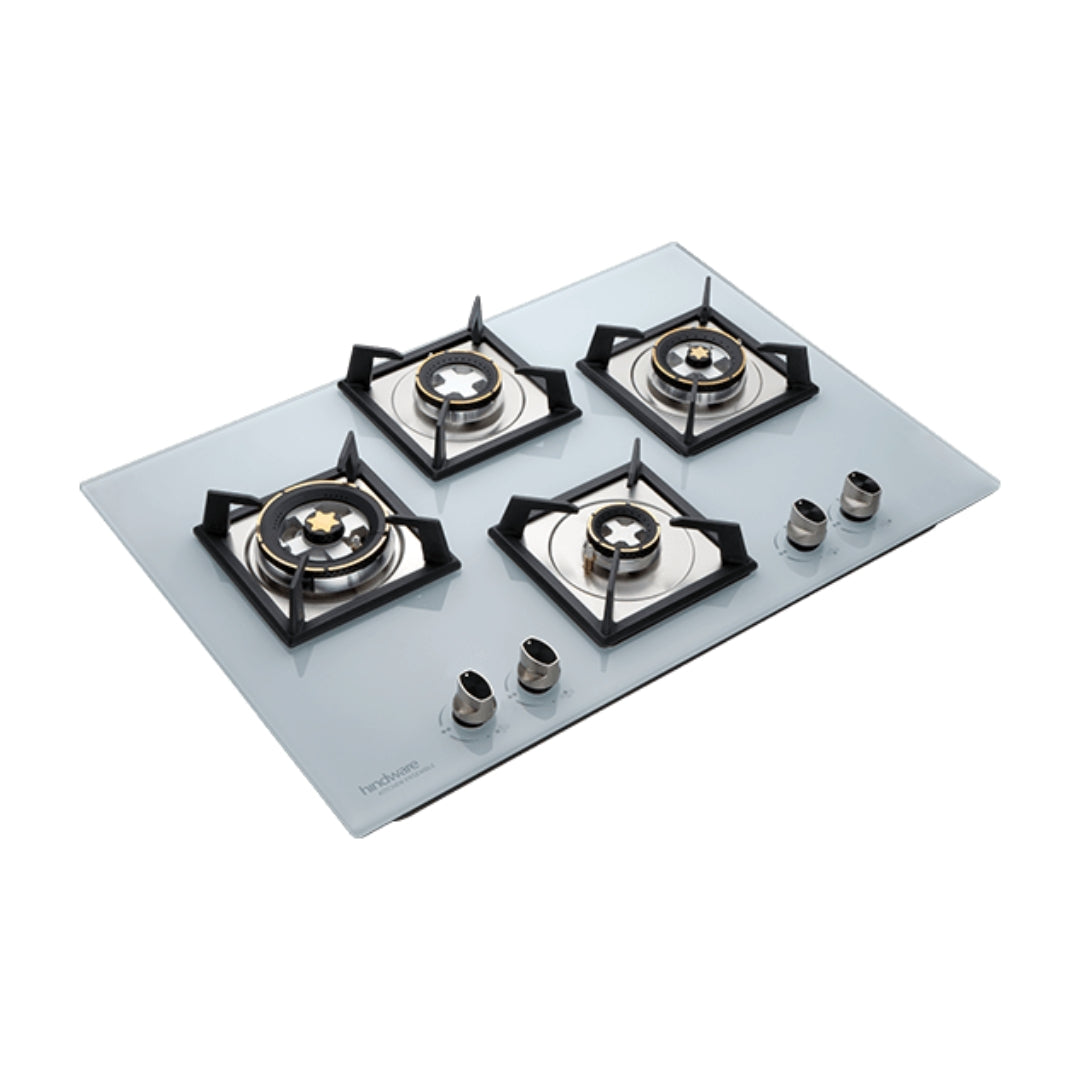 Hindware 76 cm 4 Burner Hob LAURA WHITE 4B 76