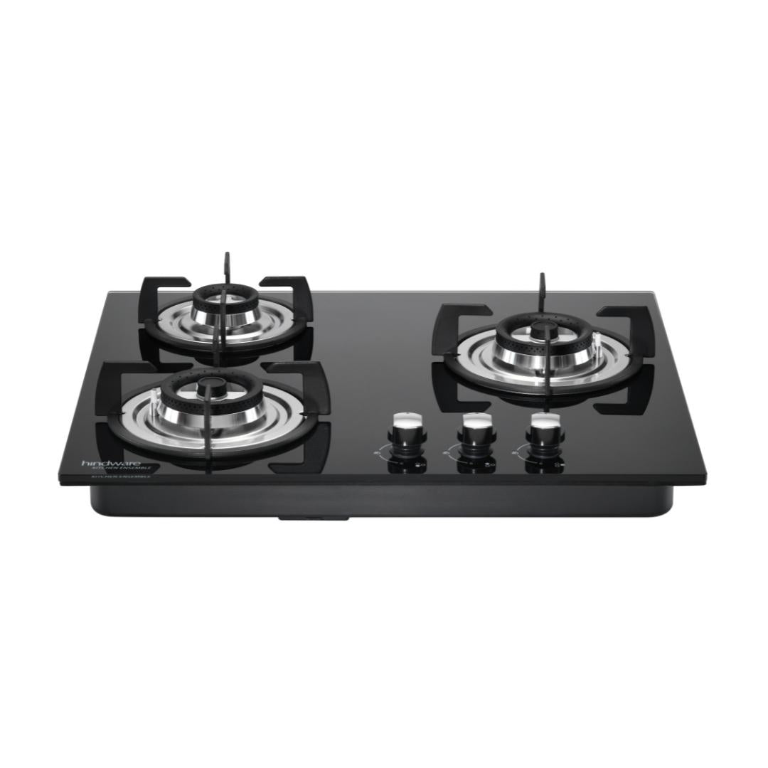 Hindware 60 cm 3 Burner Hob NORA PLUS 3B 60 CM